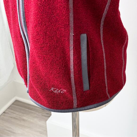 Kuhl Red Fleece Full Zip Sweater Vest Women’s Size Small - Picture 3 of 10